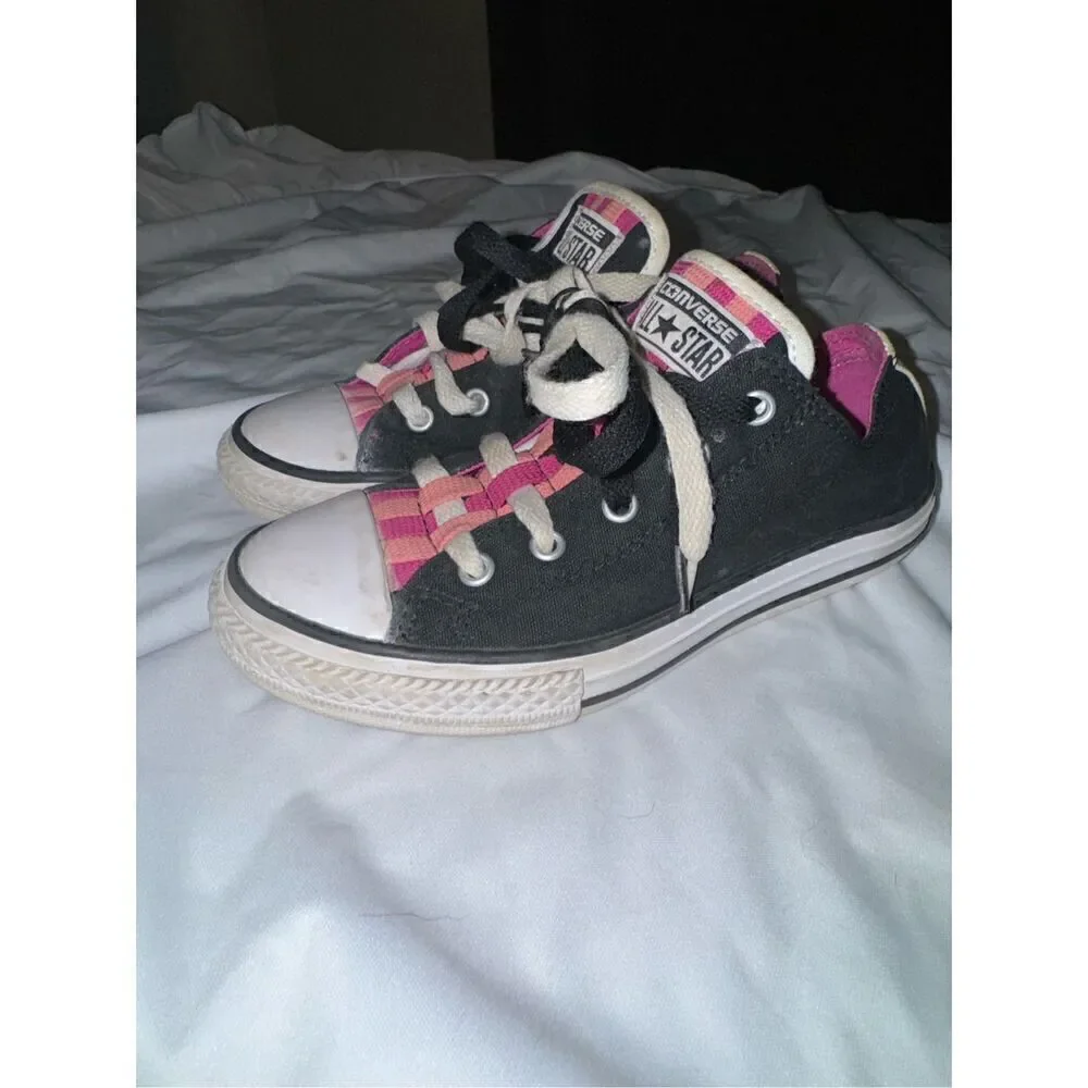 Converse All Star Loopholes OX GS sneakers size 2 girls